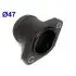 Фото Фланець охолоджуючої рідини (кількість виходів: 1) VW LT 28-35 I, LT 40-55 I 2.4/2.4D 12.78-06.96 MEAT&DORIA (93189) изображение 1