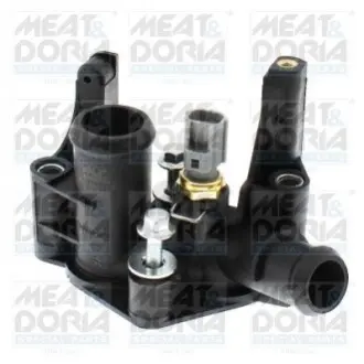Фланець охолоджуючої рідини з датчиком FORD B-MAX, C-MAX, C-MAX II, ECOSPORT, FIESTA II, FIESTA III, FIESTA IV, FIESTA V, FIESTA VI, FOCUS I, FOCUS II, FOCUS III, KA+ III 1.2-1.6LPG 09.83 MEAT&DORIA 93216 Купити в Україні
