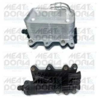 Радіатор масляний BMW 5/6/7/X3 2.0-4.4 D 02-10 (теплообмінник) MEAT&DORIA 95034 Купити в Україні