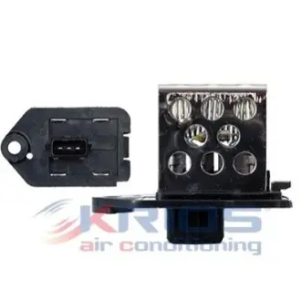 Резистор вентилятора радіатора CITROEN BERLINGO, C3 I, C8, JUMPY II, XSARA, XSARA PICASSO FIAT ULYSSE LANCIA PHEDRA PEUGEOT 206, 206+, 307, 406, 807, EXPERT, PARTNER 1.1-Electric 11.95- MEAT&DORIA K109063
