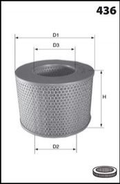 Фільтр повітряний MECAFILTER EL3554