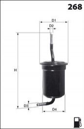 Фильтр топлива MECAFILTER ELE6009