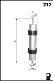 Фильтр топлива MECAFILTER ELE6026