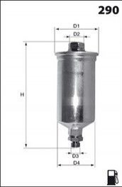 Фильтр топлива MECAFILTER ELE6096 (фото 1)