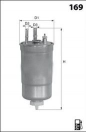 Фильтр топлива MECAFILTER ELG5400