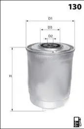 Фильтр топлива MECAFILTER ELG5406