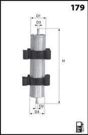 Автозапчасть MECAFILTER ELG5423