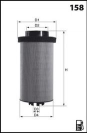 Фильтр топлива MECAFILTER ELG5553 (фото 1)