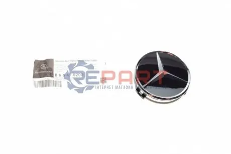 Колпачок DB (черный в центре с хромом)) MERCEDES-BENZ B66470200 Купить в Украине
