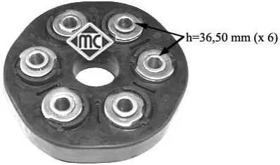Муфта еластична Metalcaucho 05185