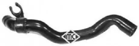 Фото Патрубок радіатора (верхній) Renault Kangoo 1.9D 97- Metalcaucho (08723) зображення 1