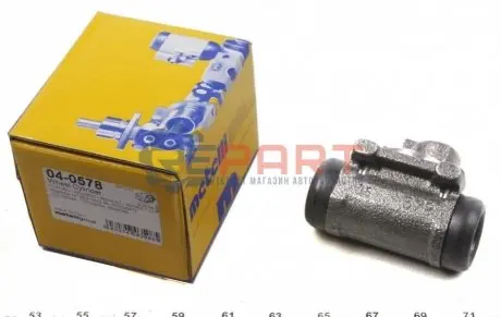 Циліндр гальмівний (задній) Citroen C-Elysse 12-/Xsara 97-05/Peugeot 206 98-/306 93-02/301 12- (R) Metelli 040578 Купити в Україні