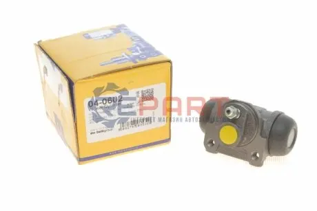 Фото 1 — Циліндр гальмівний (задній) Fiat 500/Panda/Ford Ka 93- (d=20.64mm) Metelli (040602) Фото Циліндр гальмівний (задній) Fiat 500/Panda/Ford Ka 93- (d=20.64mm) Metelli (040602) зображення 1