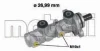 Циліндр гальмівний (головний) Kia Sorento 2.4/3.5 V6/2.5 CEDi 02-11 (d=26.99mm) Alu Metelli (050588) зображення 2