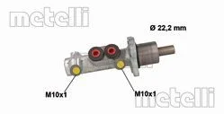 Циліндр гальмівний головний Metelli 05-0598 Купити в Україні