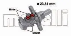 Головний гальмівний циліндр Metelli 050678 Купити в Україні
