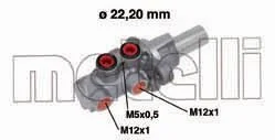Циліндр гальмівний головний Metelli 05-0686 Купити в Україні
