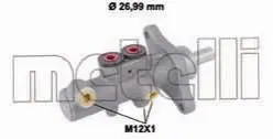 Фото Циліндр гальмівний (головний) VW T5/Touareg 02-15 (d=26.99mm) Alu Metelli (05-0832) зображення 1