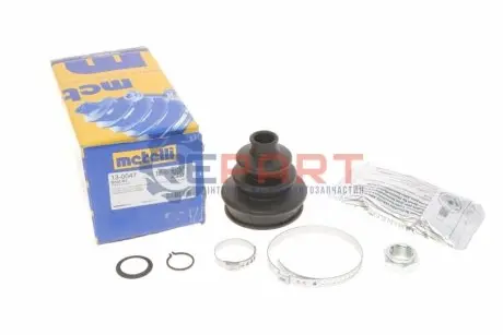 Пильник ШРКШ (зовнішній) Audi 80/90 81-91/VW Caddy/Polo 96-04/Golf/Passat 81-02 (20.5x85x69,5)(к-т) Metelli 13-0047 Купити в Україні