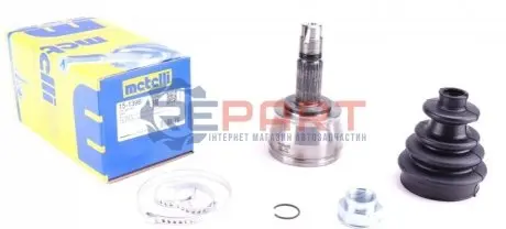 ШРКШ (зовнішній) Fiat Doblo 10-/Panda 04-/Stilo 03-08/500C 07-/Bravo 07-14 (25z/22z/51mm/79mm/47mm) Metelli 151396 Купити в Україні