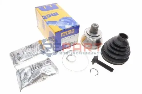 ШРКШ (зовнішній) Audi A4 II/III 1.8T/2.0TDI/3.2FSI 00-09 (38z/27z/59.6mm/100mm) (+ABS 45) Metelli 151551 Купити в Україні