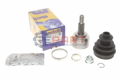 ШРКШ (зовнішній) Dacia Dokker/Lodgy 12-/Renault Megane/Scenic III 08- (25z/23z/52.5mm/82mm/54.9mm) Metelli 151728 Купити в Україні