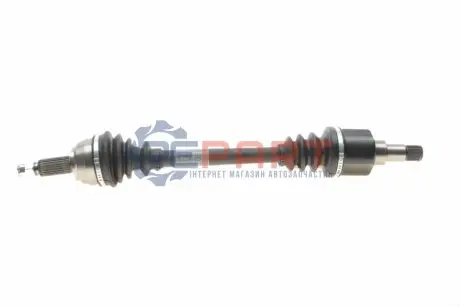 Фото Піввісь (передня) (L) Ford Fiesta 1.6TDCi МКПП/Fusion 2.0 04-12 (25z/23z/615.4mm) (+ABS45z) Metelli (17-1313) зображення 1