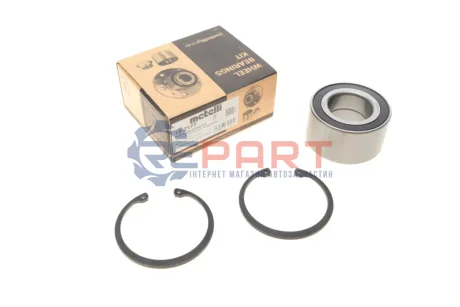 Подшипник ступицы (передней) Opel Astra F 91-01/Omega B 94-03/Vectra A/B 93-03 (39x74x39)(+ABS) Metelli 192177 Купить в Украине