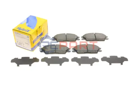 Колодки гальмівні (передні) Hyundai Accent 94-00/Honda Accord -85 Metelli 22-0081-0 Купити в Україні