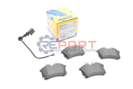Колодки гальмівні (задні) Skoda Fabia 99-/VW Caddy/Golf 03-16/Passat B5 96-05/Polo 01- (+датчик) Metelli 22-0100-4 Купити в Україні