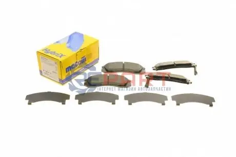 Колодки гальмівні (передні) Citroen C-Crosser 07-/Mitsubishi Outlander/Pajero 98-/Lancer/L400 94-03 Metelli 2201340 Купити в Україні