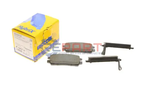 Фото Колодки гальмівні (задні) Mitsubishi Pajero 90-01/ L400 94-05 Metelli (22-0151-0) зображення 1