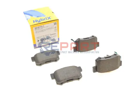 Фото Колодки гальмівні (задні) Honda Accord VIII 08-/CR-V II 01-07/CR-V IV 12-/FR-V 04- Metelli (2201731) зображення 1