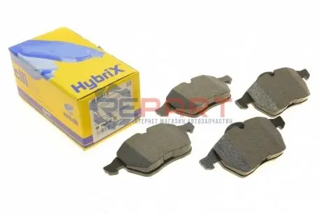 Колодки гальмівні (передні) Audi A3/TT/Skoda Octavia 96-10/VW Golf/Passat B3/B4 91-06 (без датчика) Metelli 2201812 Купити в Україні