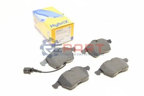 Колодки гальмівні (передні) Audi A3/TT/Seat Leon/Skoda Octavia/VW Golf 96-10/Polo 05-09 (+датчик) Metelli 2201814 Купити в Україні