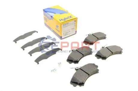 Колодки гальмівні (передні) Mitsubishi Colt 04-12/Carisma/Space Star/Volvo S40/V40 95-06/Smart 04 Metelli 2202160 Купити в Україні