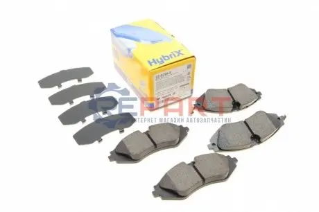 Фото Колодки гальмівні (передні) Chevrolet Epica 05-/Astra 99-11/Daewoo Nubira/Leganza 97-/Rezzo 00- Metelli (2202940) зображення 1