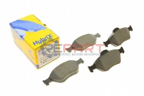 Фото Колодки гальмівні (передні) Ford Fiesta 95-10/Fusion/Ka 02-12/Puma/Mazda 121 96-03/Mazda 2 03-07 Metelli (2203160) зображення 1