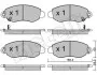 Фото Колодки гальмівні (передні) Ford Transit 00-06 Metelli (2203200) зображення 2