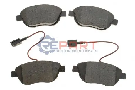 Колодки гальмівні (передні) Fiat Doblo/Qubo 10-/Punto/500C 08-/Opel Combo 12- (+датчик) Metelli 2203223 Купити в Україні