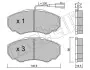 Фото Колодки гальмівні (передні) Citroen Jumper/Fiat Ducato/Peugeot Boxer 94- R15(з датчиком) Metelli (2203250) зображення 2