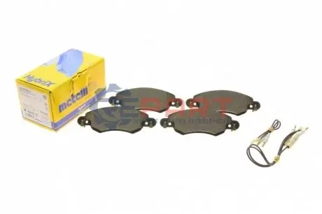 Фото Колодки гальмівні (передні) Citroen C5 1.6 HDi/1.8 16V 01- Metelli (2203300) зображення 1