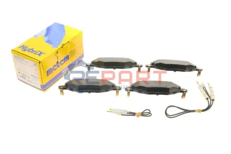 Колодки гальмівні (передні) Citroen C5 01- (з датчиком) Metelli 22-0331-0 Купити в Україні