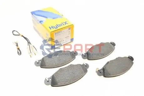 Фото Колодки гальмівні (передні) Citroen С5 01- (+датчики) Metelli (2203320) зображення 1