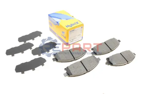 Фото Колодки гальмівні (передні) Nissan X-Trail 01-13/Pathfinder 97-04 (з аморт. коливання) Metelli (22-0406-1) зображення 1