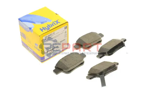 Комплект тормозных колодок (дисковых).) Metelli 22-0451-0 Купить в Украине