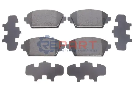 Колодки гальмівні (передні) Nissan Almera II Tino/Primera III 00-08 Metelli 2204640 Купити в Україні