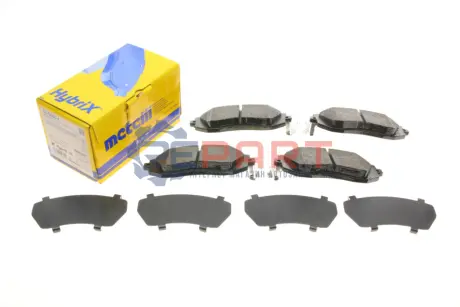 Фото Колодки гальмівні (передні) Subaru Forester/Impreza/Legace V/Outback 10- Metelli (2205001) зображення 1