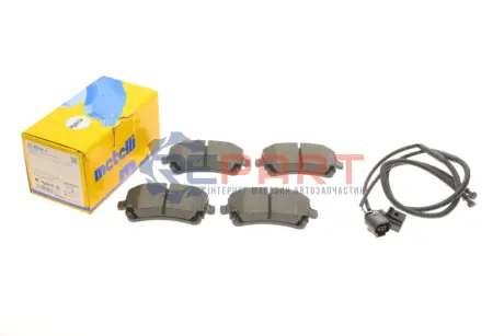 Фото Колодки гальмівні (задні) VW Phaeton 02-16 (з датчиком) Metelli (2205541) зображення 1