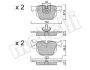 Колодки тормозные (задние) BMW 7 (E65/E66/E67) 01-08 Metelli (2205610) изображение 2